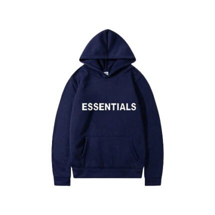 Discover the Blue Essentials Hoodie Difference