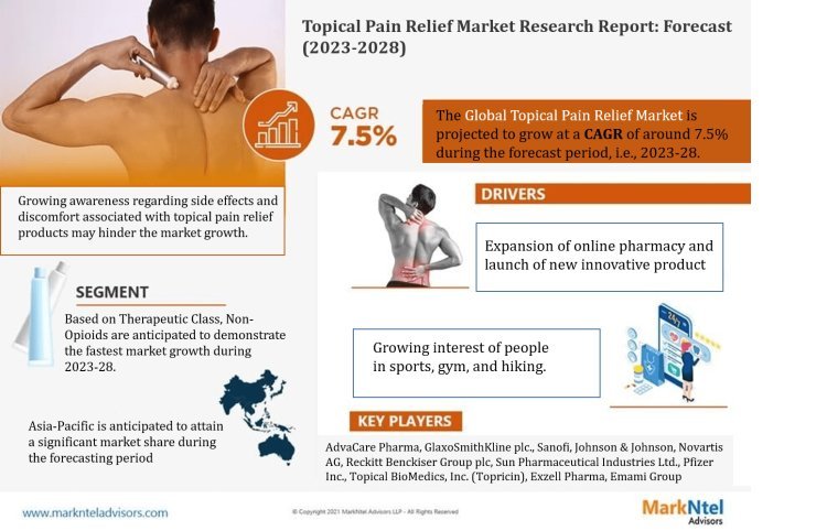 Topical Pain Relief Market Analysis 2028 - Size, Share, Growth, Trends, and Industry Insights