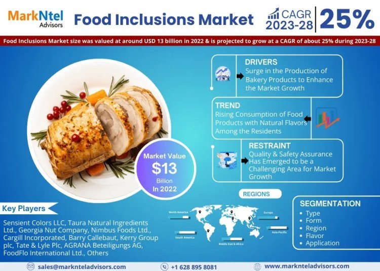 Food Inclusions Market Analysis 2028 - Unveiling Size, Share, Growth, Trends, and Industry Insights