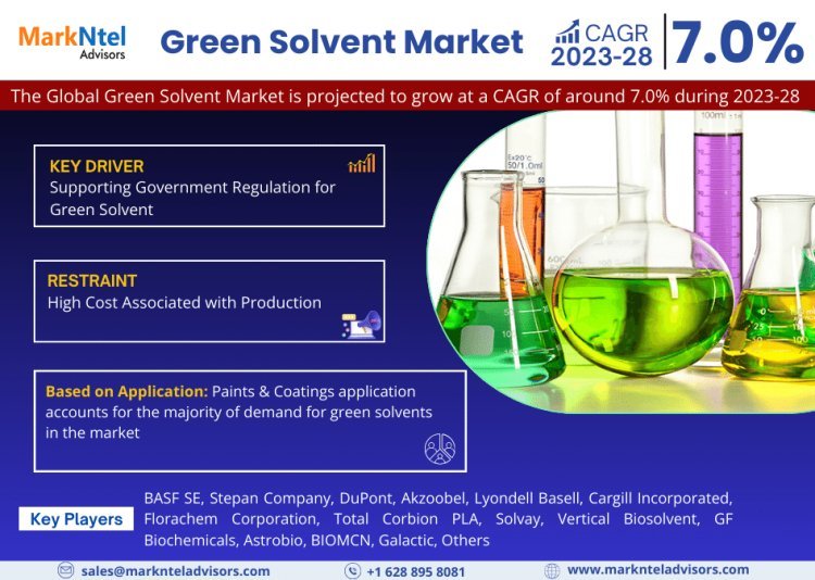 Green Solvent Market Analysis 2028 - Unveiling Size, Share, Growth, Trends, and Industry Insights