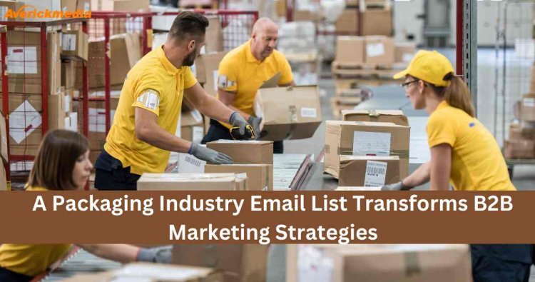 How a Packaging Industry Email List Transforms B2B Marketing Strategies