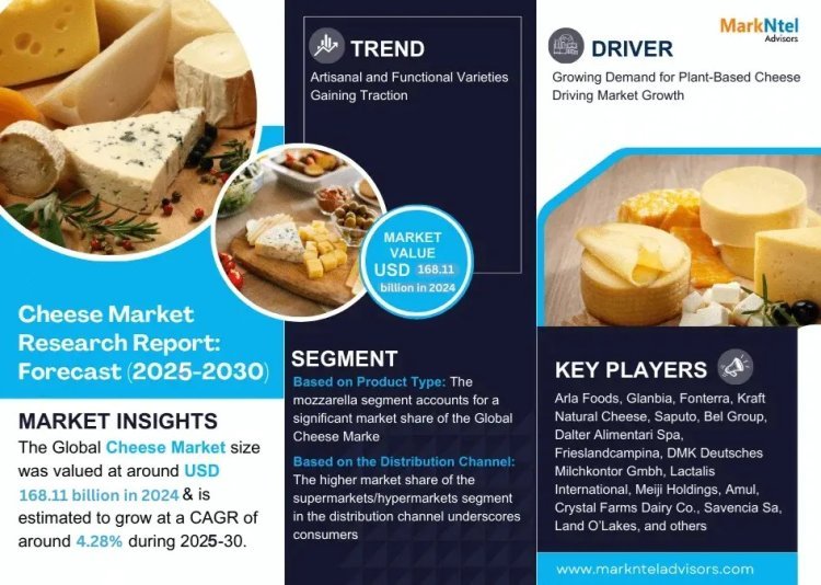 Cheese Market Analysis 2030 - Size, Share, Growth, Trends, and Industry Insights