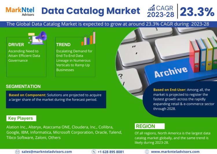 Data Catalog Market Analysis 2028 - Size, Share, Growth, Trends, and Industry Insights